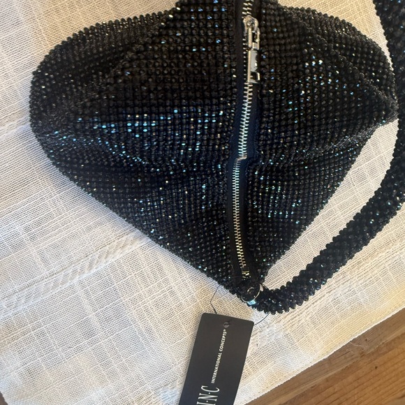 NWT INC International Concepts Black Beaded Wristlet - Picture 4 of 5